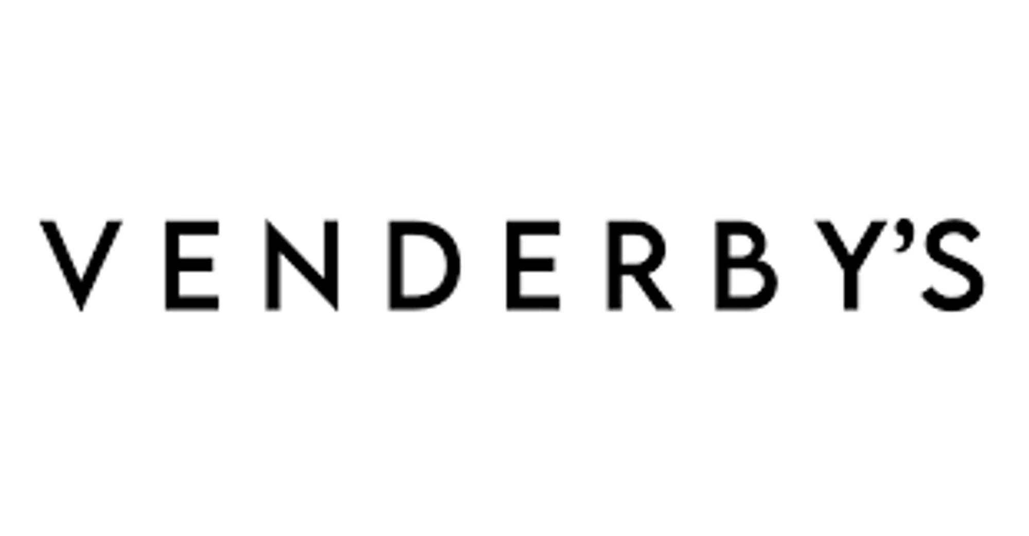 20 Off Venderby's Promo Code, Coupons September 2024