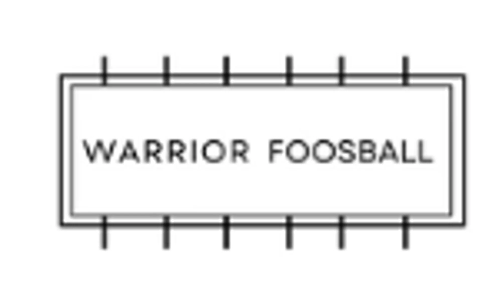 Warrior Foosball Merchant Logo