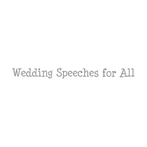 Wedding Speeches for All Promo Code