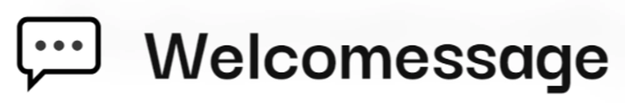 Welcomessage Merchant Logo