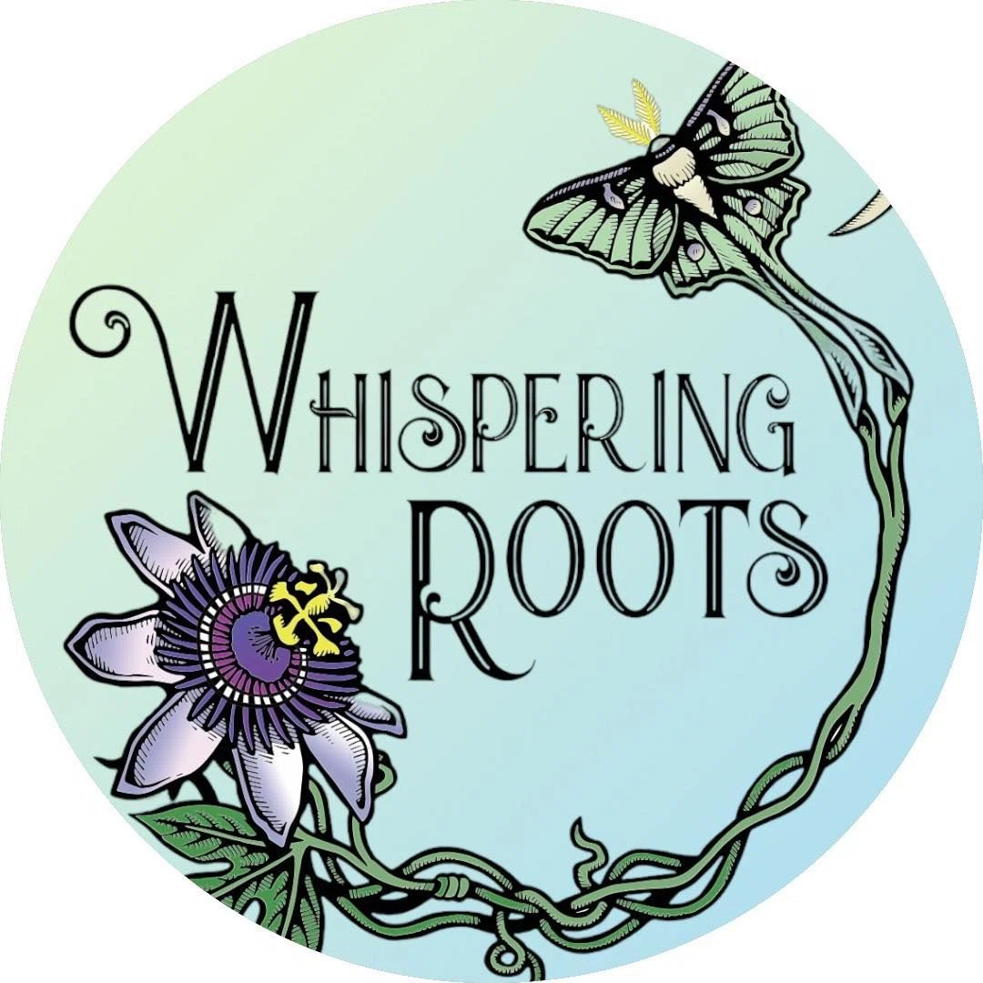 Whispering Roots Apothecary Merchant Logo