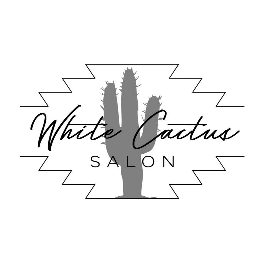 White Cactus Salon Merchant Logo