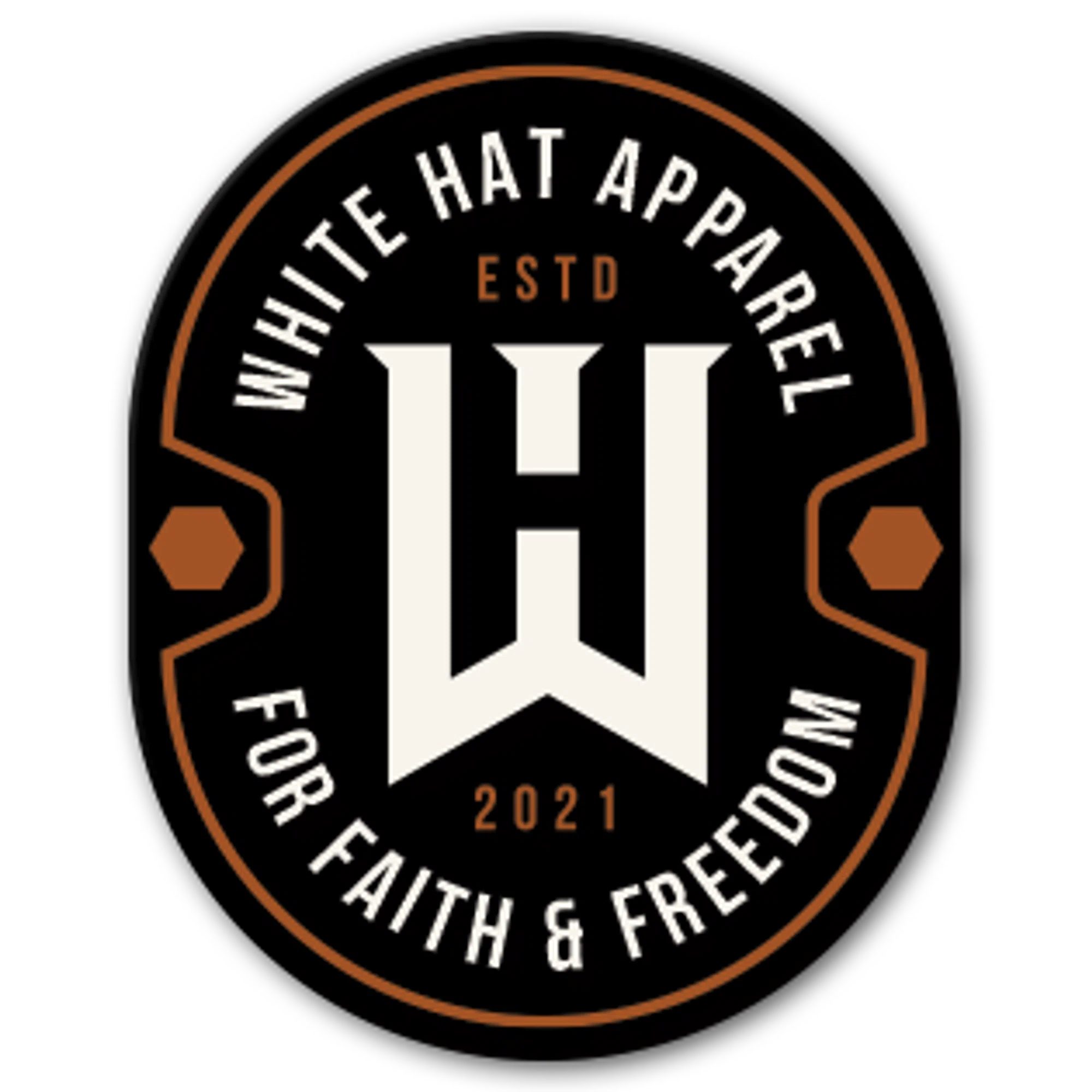 White Hat Apparel Merchant Logo