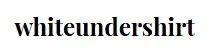 Whiteundershirt Merchant Logo