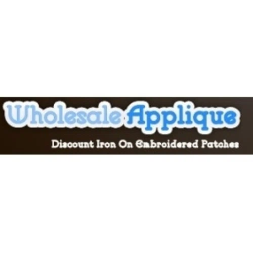 Wholesale Applique Promo Code
