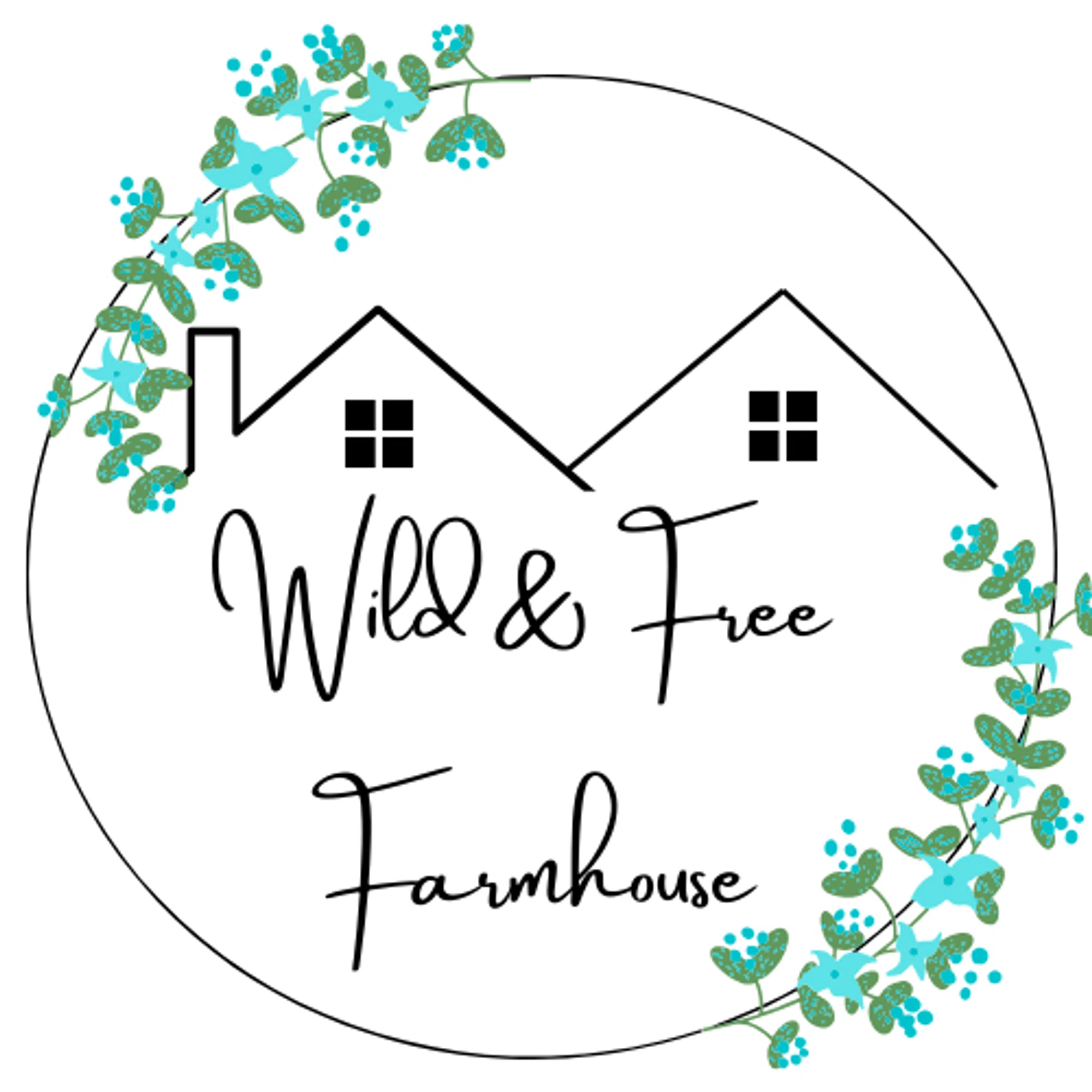 Wild and Free Farmhouse Merchant Logo