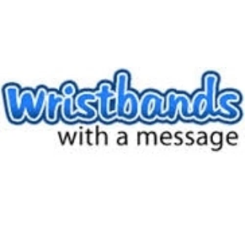 Wristbands with a Message Merchant Logo