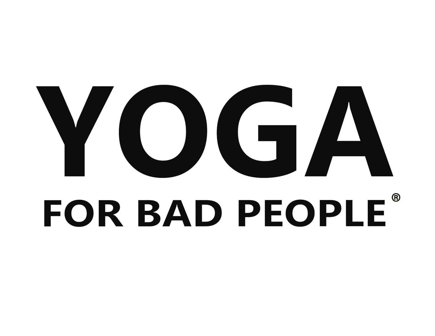 Yoga For Bad People Merchant Logo