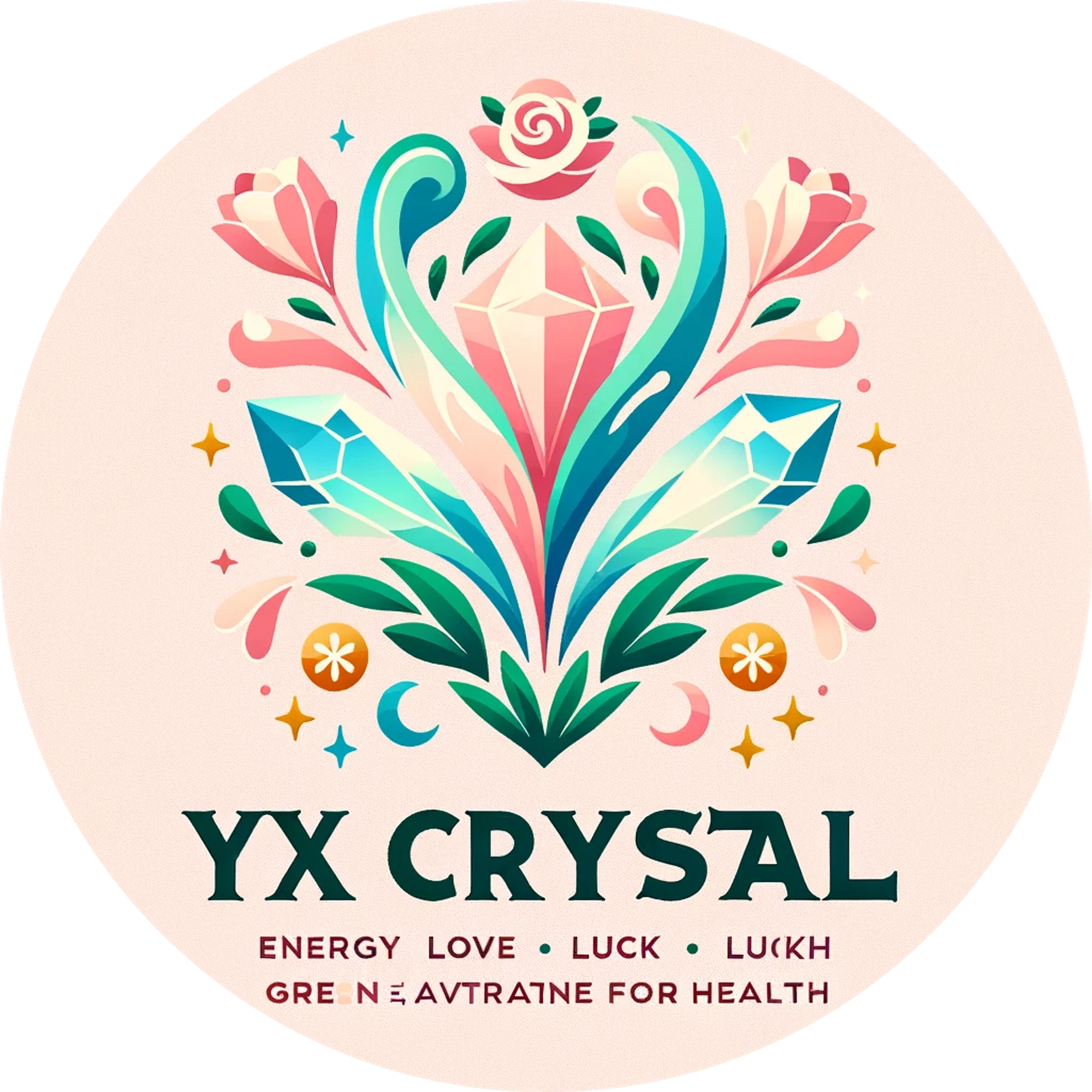 YX Crystal Merchant Logo