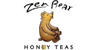Zen Bear Honey Tea Merchant Logo