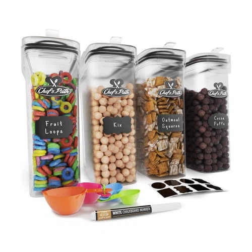  Chef's Path Cereal Container Storage Set