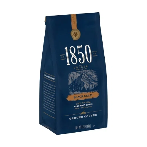 1850 Coffee Black Gold Dark Roast Ground Coffee