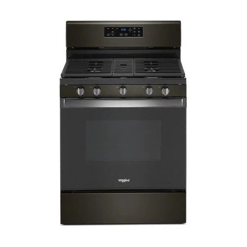5.0 cu. ft. Whirlpool gas range with center oval burner