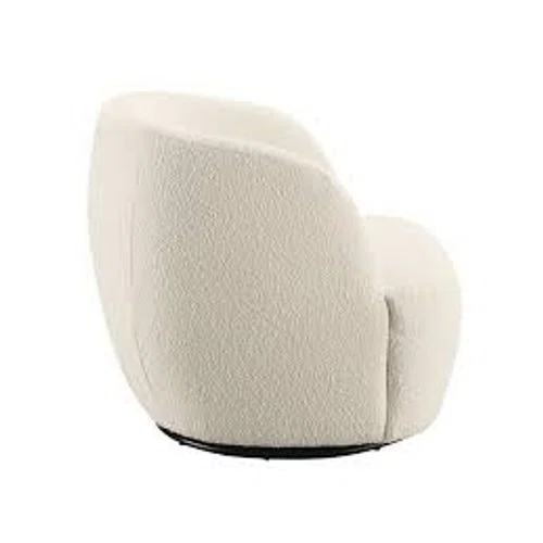 Abbyson Blair Boucle Swivel Chair