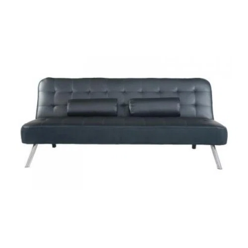 Adeco Faux Leather Tufted Futon