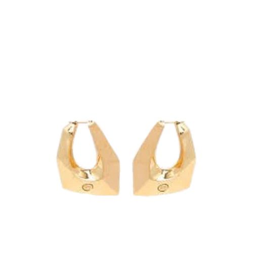 Alexander McQueen Women's Modernist Earrings in Antique Gold