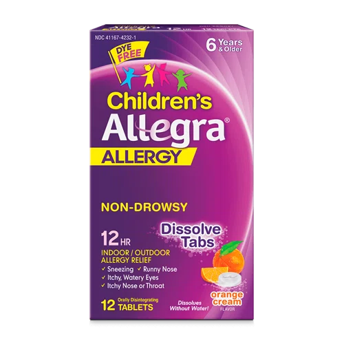 Allegra Children's Allergy 12 Hour Dissolve Tabs