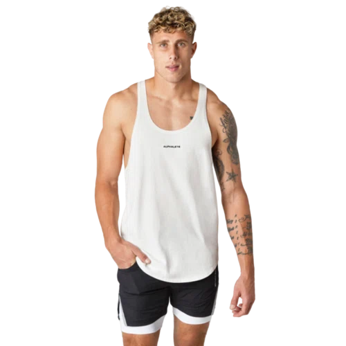 Alphalete Men's Heavy Cotton Core Stringer