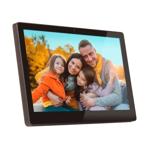 Aluratek WiFi Digital Photo Frame with Live Video Chat, Touchscreen LCD Display