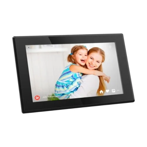 Aluratek WiFi Digital Photo Frame with Touchscreen IPS LCD Display