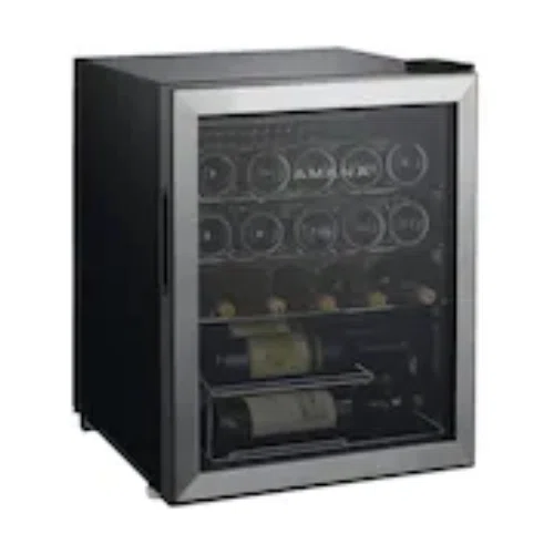Amana 25-Bottle Single-Zone Wine Cooler with Mechanical Temperature Control 