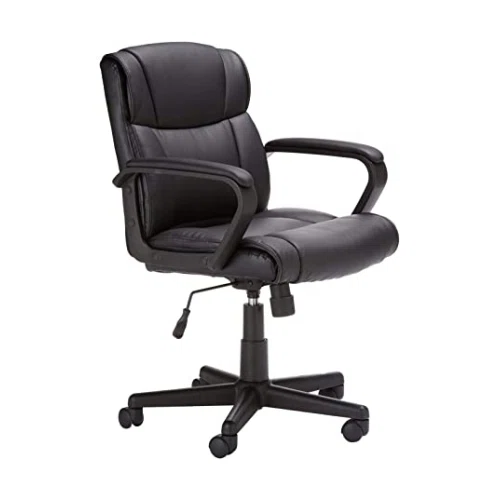 Amazon Basics Padded Office Desk Chair with Armrests