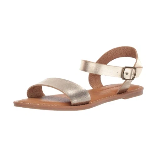 Amazon Essentials Women's Two Strap Buckle Sandal