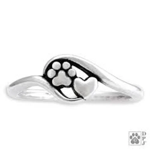 American Kennel Club Close To My Heart Sterling Silver Ring