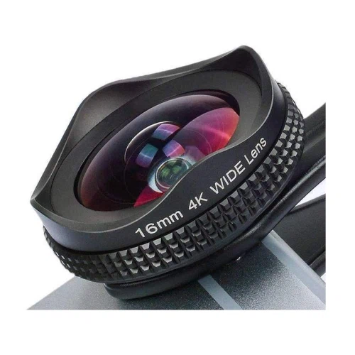 Apexel 16mm 4K HD Mobile Camera Wide Angle Lens No Distortion With CPL Universal Clip