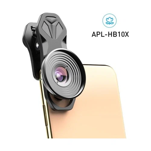 Apexel Dual Camera Clip HD 10x Macro Lens 