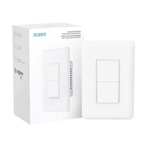 Aqara Smart Wall Switch (With Neutral, Double Rocker)