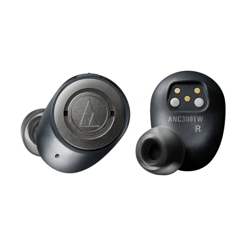 Audio-Technica QuietPoint Wireless Active Noise-Cancelling In-Ear Headphones ATH-ANC300TW