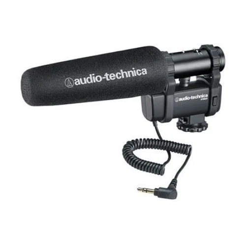 Audio-Technica Stereo/Mono Camera-Mount Microphone AT8024