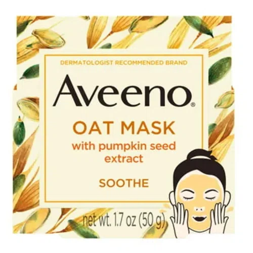 Aveeno Oat Face Mask with Pumpkin Seed Extract