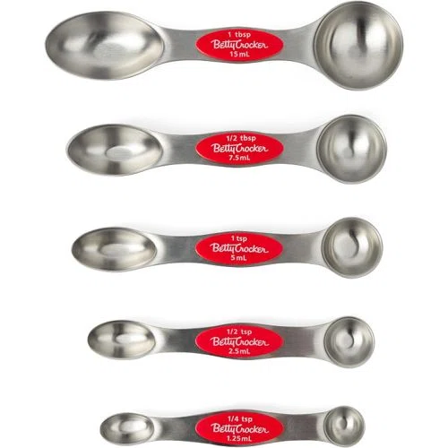 Betty Crocker 5 Piece Measuring Spoon Set