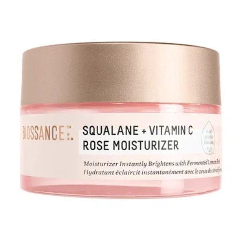 Biossance Squalane + Vitamin C Rose Moisturizer