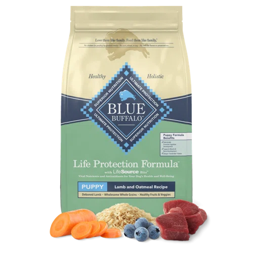 Blue Buffalo Life Protection Formula Puppy Lamb and Oatmeal Recipe