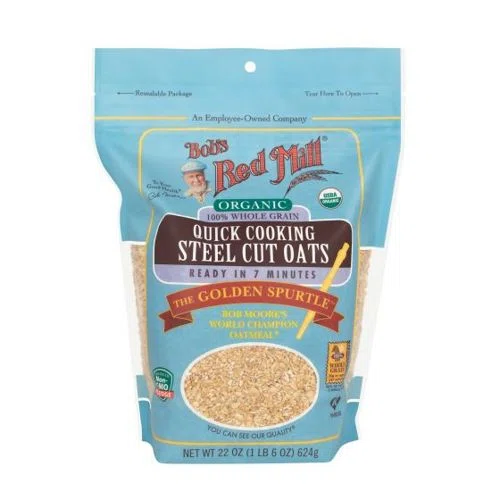 Bobs Red Mill Organic Quick Cooking Steel Cut Oats