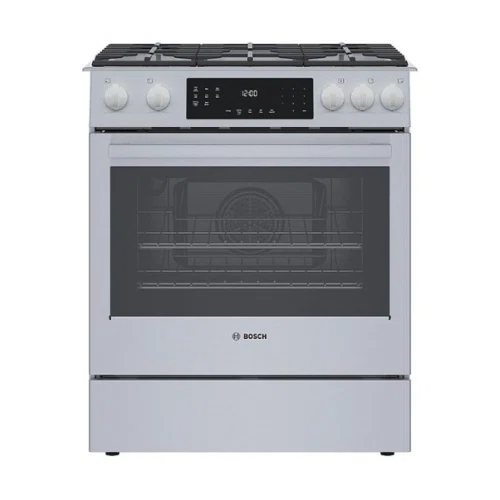 Bosch Benchmark Series 4.8 Cu. Ft. Self-Cleaning Slide-In Gas Convection Range
