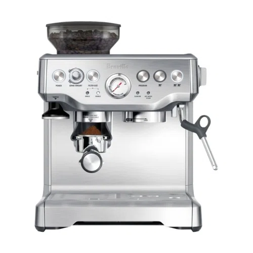 Breville Barista Express Espresso Machine with 15 bars of pressure, Milk Frother and intergrated grinder