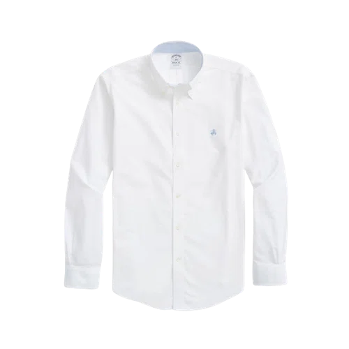 Brooks Brothers Stretch Non-Iron Oxford Button-Down Collar Sport Shirt