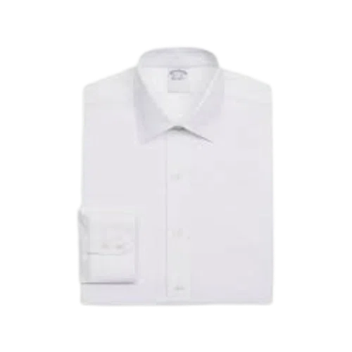 Brooks Brothers Stretch Supima Cotton Non-Iron Twill Ainsley Collar Dress Shirt