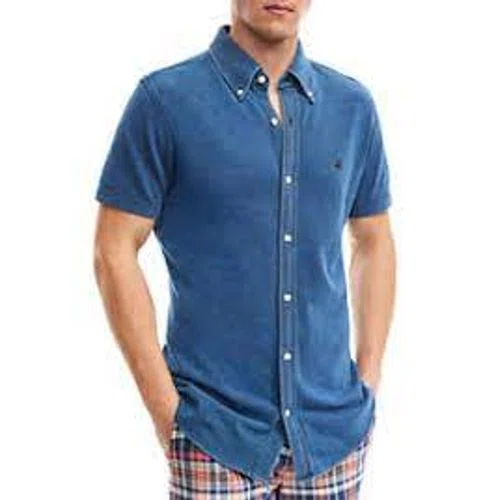 Brooks Brothers Washed Cotton Pique Short-Sleeve Knit Shirt