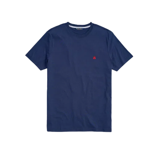 Brooks Brothers Washed Supima Cotton Logo Crewneck T-Shirt