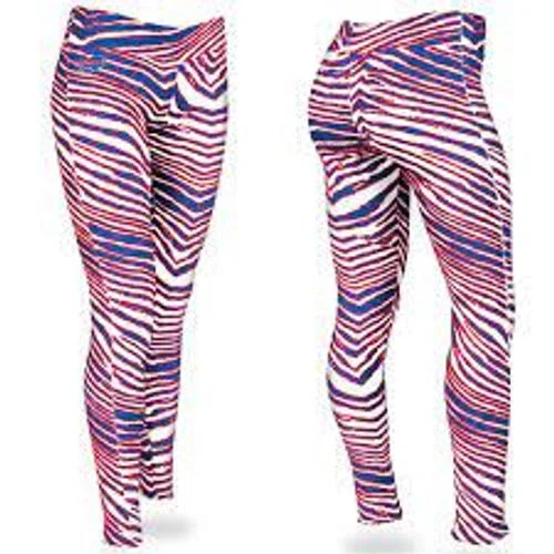 Buffalo Bills Ladies Zubaz Zebra Print Leggings