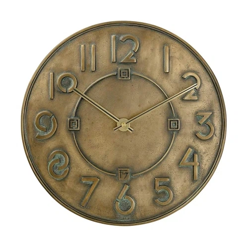 Bulova Frank Lloyd Wright Exhibition Wall Clock