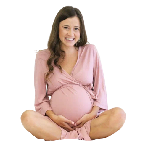 Caden Lane Bamboo Knit Maternity Robe
