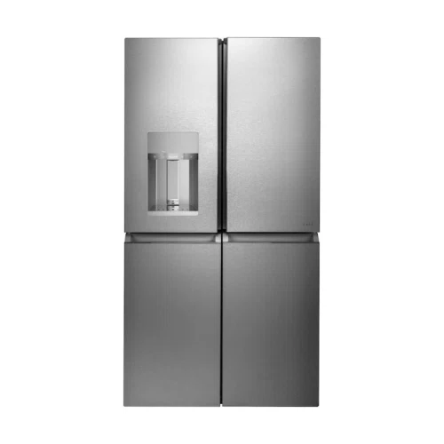 Café ENERGY STAR Smart Quad-Door Refrigerator in Platinum Glass