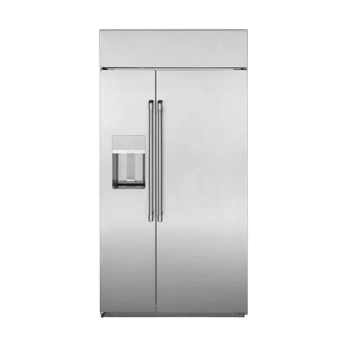 Café Smart Built-In Side-by-Side Refrigerator with Dispenser