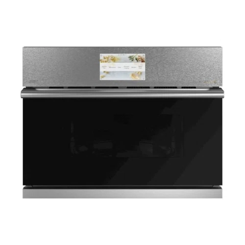 Café Smart Five in One Oven with 120V Advantium Technology in Platinum Glass